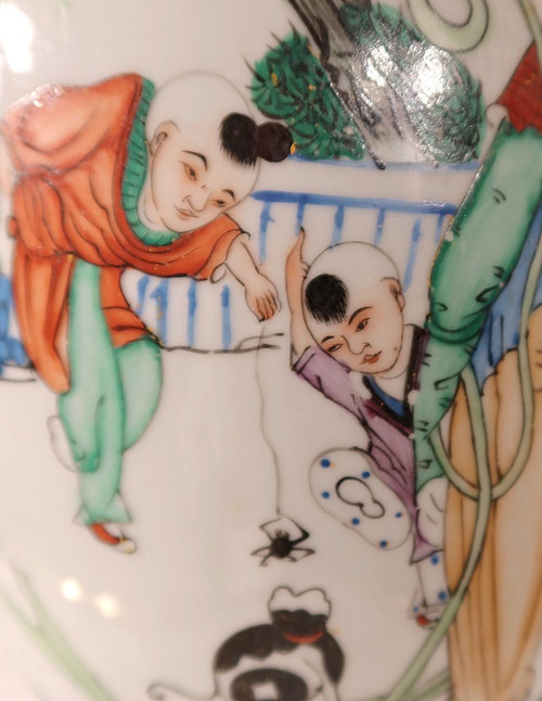 Balustervase aus Porzellan, China - Anfang 20.