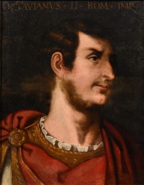 The Emperors Julius Caesar And Octavian, Tiziano Vecellio (1490 -1576) Follower Of