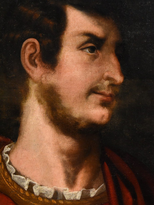 The Emperors Julius Caesar And Octavian, Tiziano Vecellio (1490 -1576) Follower Of