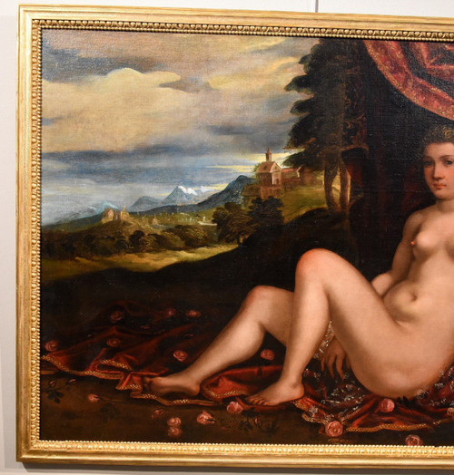 Venus Reclining In A Landscape, Pauwels Franck Dit Paolo Fiammingo (antwerp 1540 - Venice 1596)