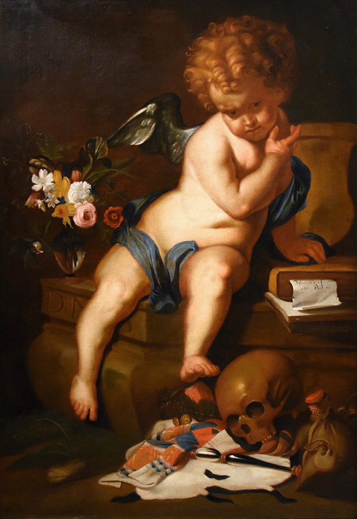 Erasmus Quellinus (antwerp 1607-1672), Allegory Of The Vanity Of Life Or Youth