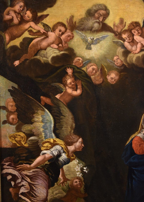 Annunciazione, Girolamo Bonini detto l'Anconitano (Ancona 1600 - Bologna 1680 c.)