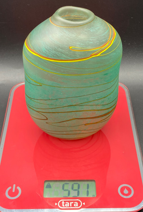 VASE PATE DE VERRE 