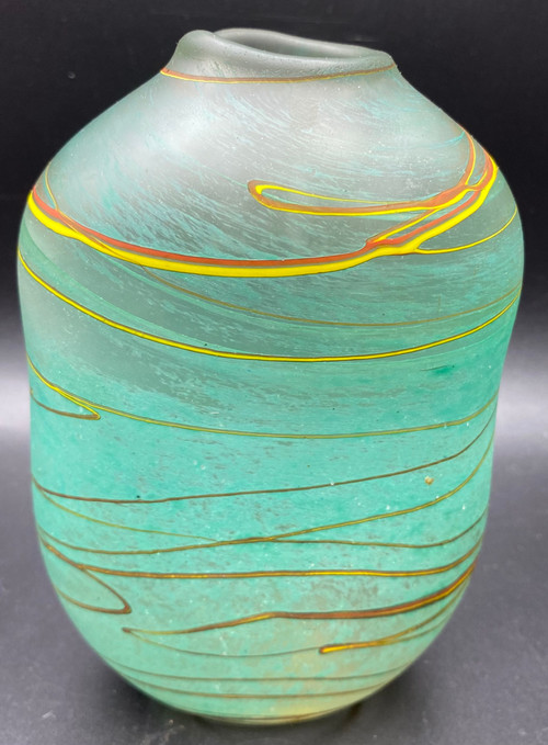 VASE PATE DE VERRE 