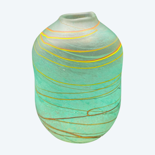 VASE PATE DE VERRE 