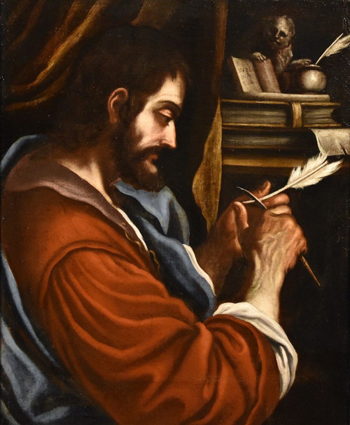 Saint Mark The Evangelist, Bartolomeo Gennari (cento, 1594 - Bologna, 1661) Attributable To