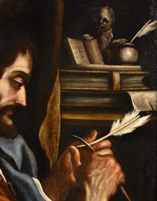 Saint Mark The Evangelist, Bartolomeo Gennari (cento, 1594 - Bologna, 1661) Attributable To