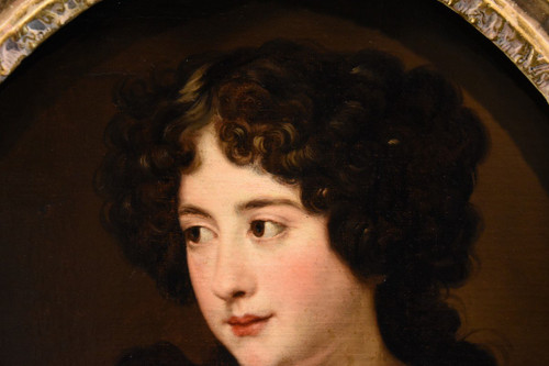 Portrait De La Jeune Duchesse Ortensia Mancini, Jacob Ferdinand Voet (anvers 1639 - Paris 1689)