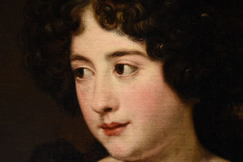 Portrait De La Jeune Duchesse Ortensia Mancini, Jacob Ferdinand Voet (anvers 1639 - Paris 1689)