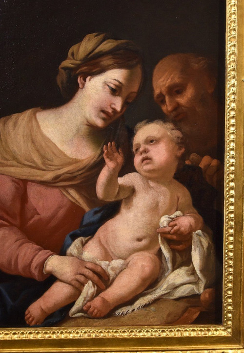 The Holy Family, Domenico Piola (genoa 1627-1703) Circle Of 