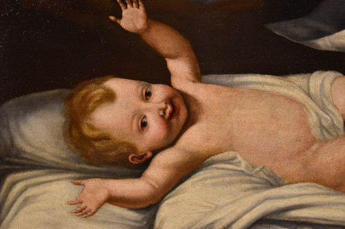 Child Jesus, Active Lombard Painter In The 17th Century