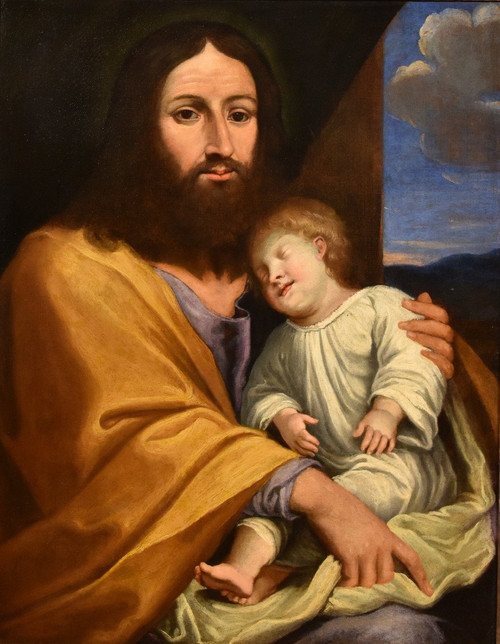 Jesus With The Commissioner's Son, Giovan Battista Salvi (1609 - 1685) Circle / Follower