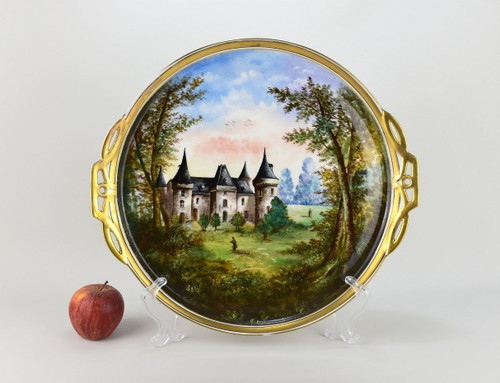 Grand Plateau En Porcelaine De Limoges