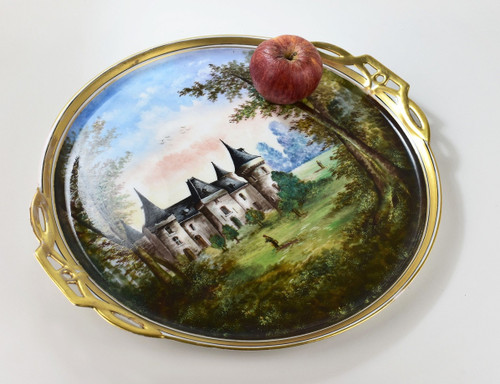 Grand Plateau En Porcelaine De Limoges