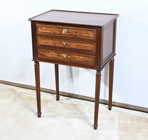 Small Chest of Drawers in Cuban Mahogany, Louis XVI Style - 1st Part XIX