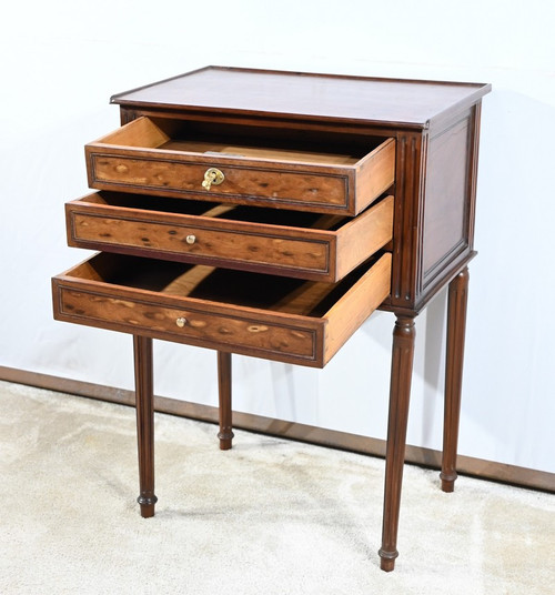 Small Chest of Drawers in Cuban Mahogany, Louis XVI Style - 1st Part XIX