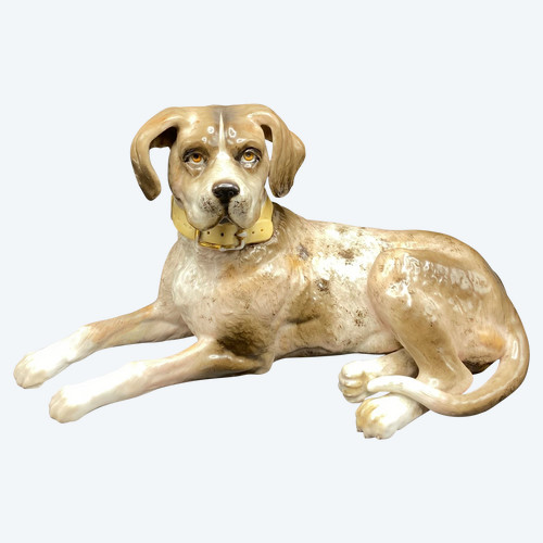 SAXONY PORCELAIN DOG