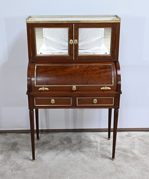 Small Louis XVI Cylinder Desk, Napoleon III Period – Mid-19th Century