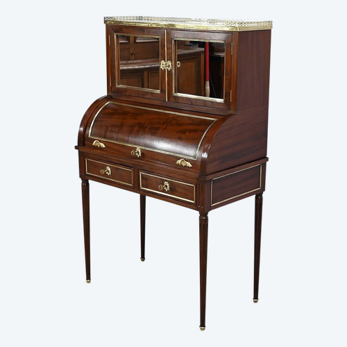 Small Louis XVI Cylinder Desk, Napoleon III Period – Mid-19th Century