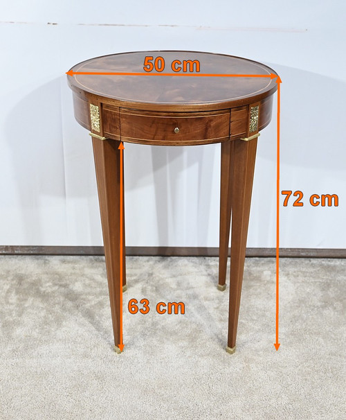 Light Mahogany Pedestal Table, Louis XVI / Directoire taste – Late 19th century