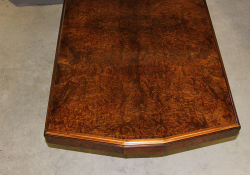 Art Deco Mahogany And Elm burl table circa 1930