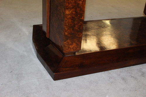 Art Deco Mahogany And Elm burl table circa 1930