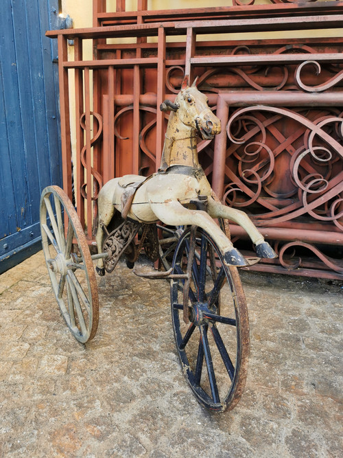  Large Horse Tricycle Late 19th C