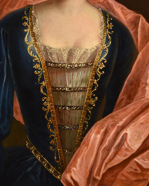 Portrait De Marianne De Cogny, François De Troy (toulouse 1645 - Paris 1730), Atelier