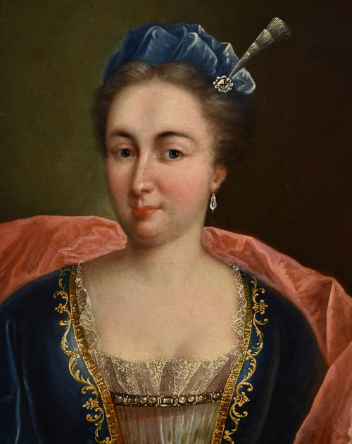 Portrait De Marianne De Cogny, François De Troy (toulouse 1645 - Paris 1730), Atelier