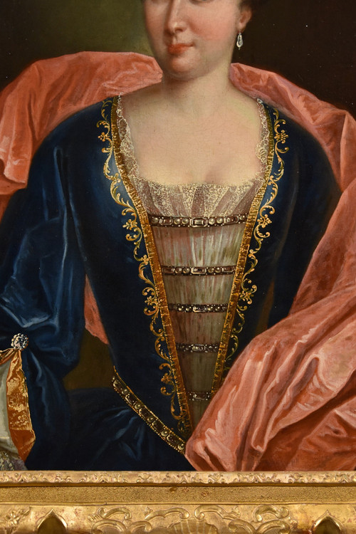 Portrait De Marianne De Cogny, François De Troy (toulouse 1645 - Paris 1730), Atelier