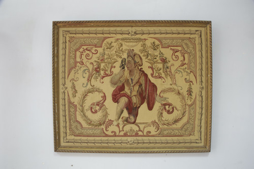 Fragment of tapestry, Manufacture des Gobelins, royal commission after Audran for Louis XIV