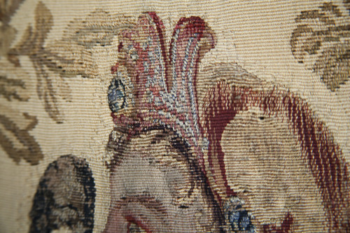 Fragment of tapestry, Manufacture des Gobelins, royal commission after Audran for Louis XIV