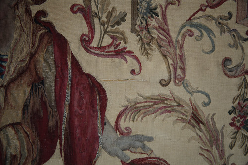 Fragment of tapestry, Manufacture des Gobelins, royal commission after Audran for Louis XIV