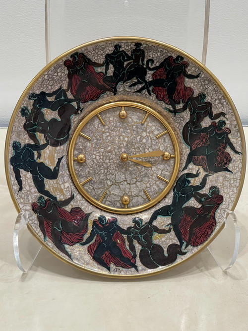 Hour Lavigne - Jean Léon Mayodon - Circular clock, circa 1950