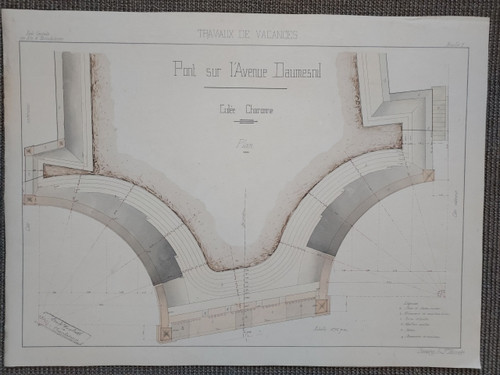 14 Dessins d'architecture 19e siècle