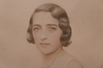 Bernard BOUTET DE MONVEL (1881 - 1949), Portrait of Miss Lise Brissaud, circa 1928