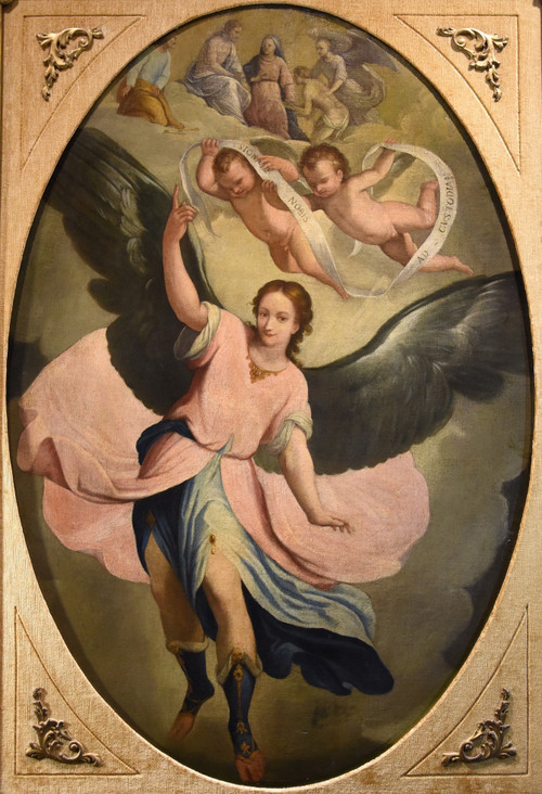 The Guardian Angel, Claudio Ridolfi (verona, C. 1570 - Corinaldo, 1644) Workshop/circle