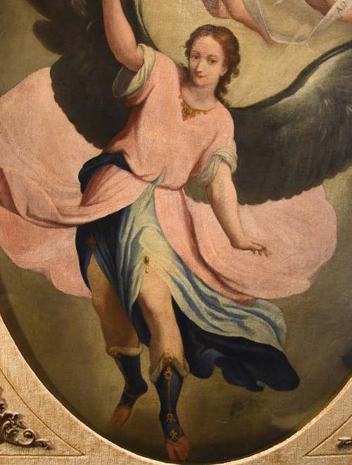 The Guardian Angel, Claudio Ridolfi (verona, C. 1570 - Corinaldo, 1644) Workshop/circle