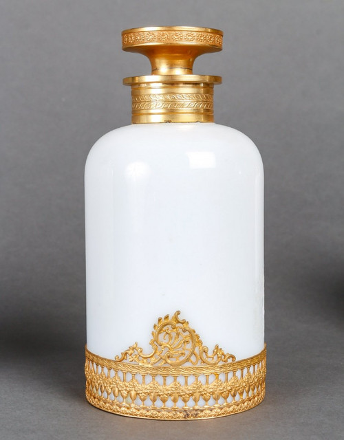 Century toilet service in baccarat opaline Charles X period