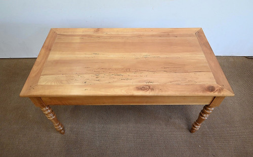 Rectangular table in Blond Cherry, Louis-Philippe style – 2nd part 19th century