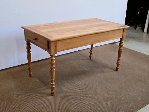 Rectangular table in Blond Cherry, Louis-Philippe style – 2nd part 19th century