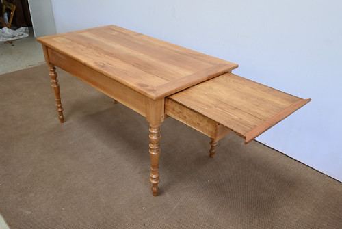 Rectangular table in Blond Cherry, Louis-Philippe style – 2nd part 19th century