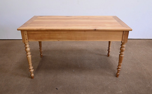 Rectangular table in Blond Cherry, Louis-Philippe style – 2nd part 19th century