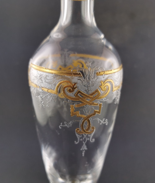 Crystal Liqueur Service From Saint Louis Late 19th Century