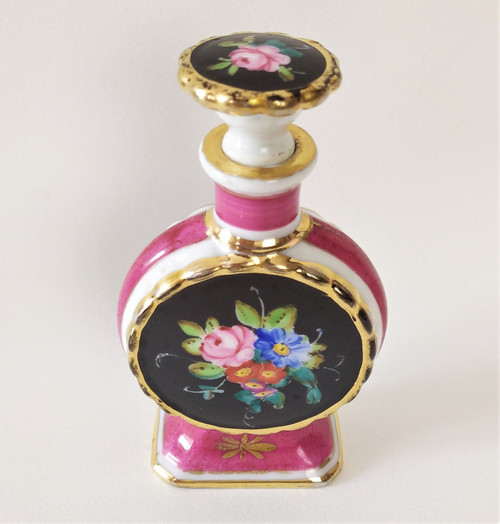 Painted Porcelain Perfume Bottle By Jacob Petit