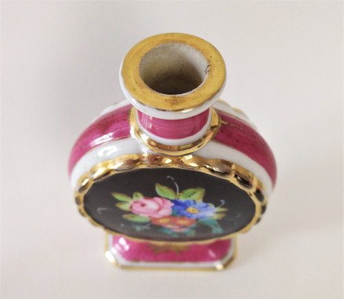 Painted Porcelain Perfume Bottle By Jacob Petit