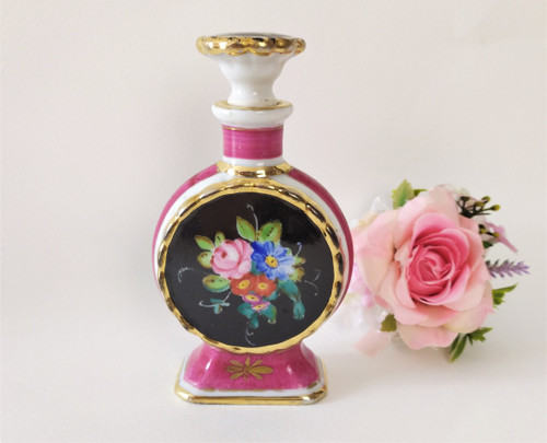 Painted Porcelain Perfume Bottle By Jacob Petit