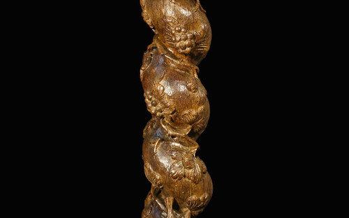 Torso column Oak, 18th century