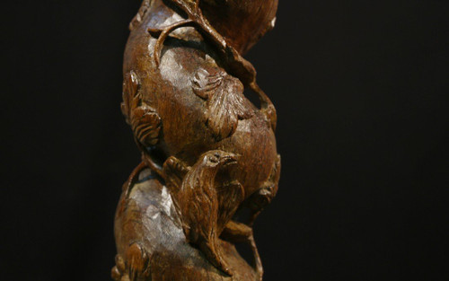 Torso column Oak, 18th century