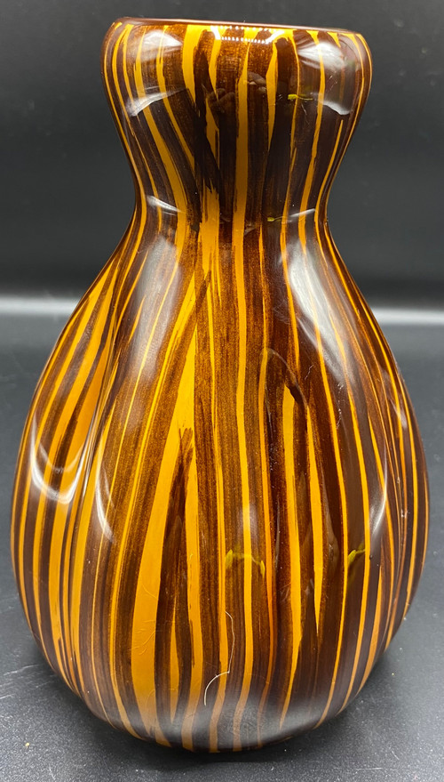 BEMALTE SARREGUEMINES-VASE